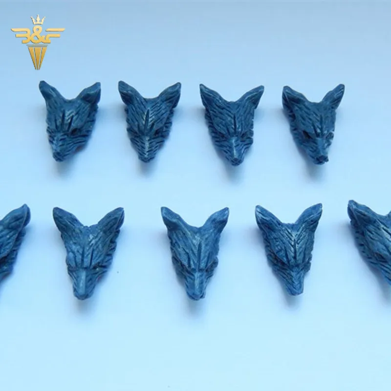 Оптовая продажа драгоценный камень высокое качество ручная резьба синий коралл