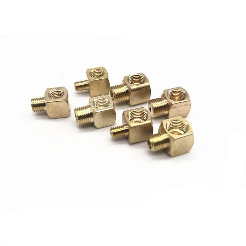 M6 M8 M10 1/8 &quotBSP Male To Female латунный коленчатый патрубок соединитель системы смазки
