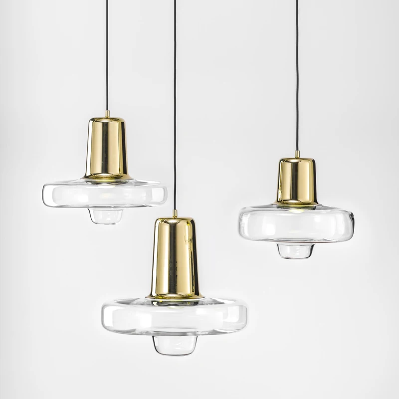 

Nordic modern minimalist living room lighting store bedroom restaurant creative light luxury personality glass chandelier