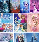 Алмазная картина сделай сам Disney, мультяшная вышивка крестиком, наклейка с кристаллами, Микки, Минни, Эльза, Анна, украшение для подарка, игрушки
