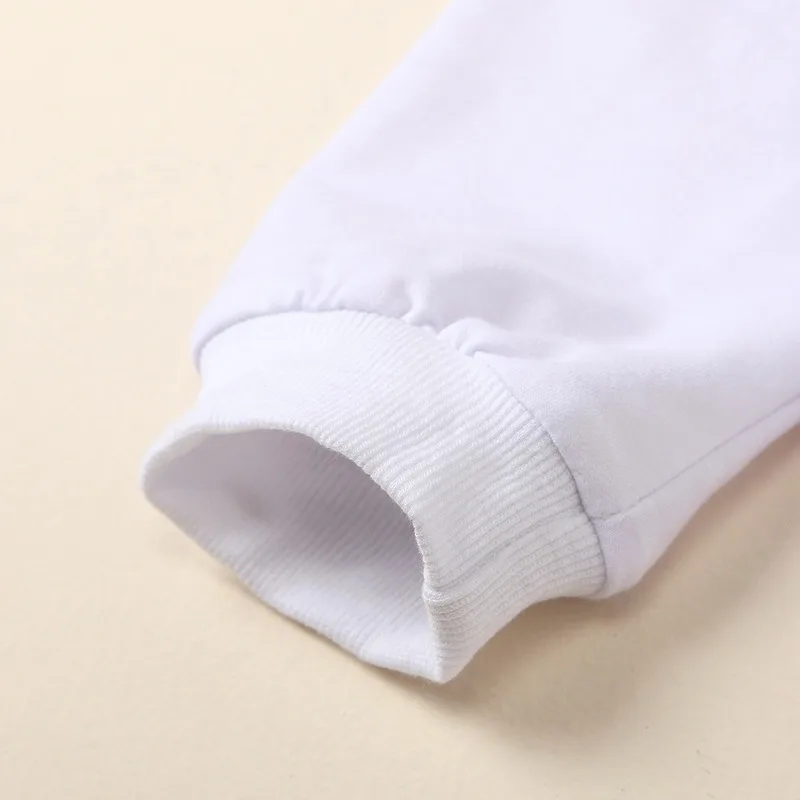 

2021 Spring and Autumn New Girls Long Sleeve Round Neck Letter Printed Sweatshirts Pullover Top Kids with Imitation Leather Bag