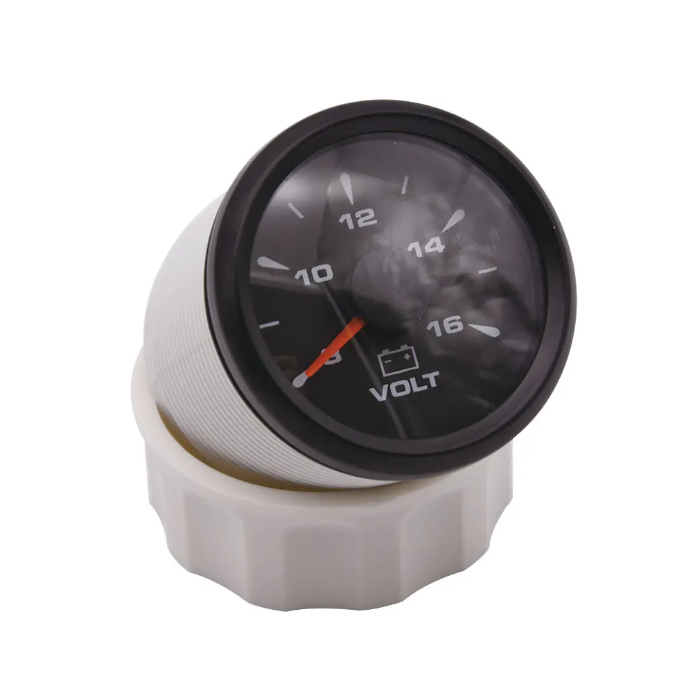 Судовой вольтметр 52 мм Калибр 8 16 вольт автомобильный измеритель напряжения для