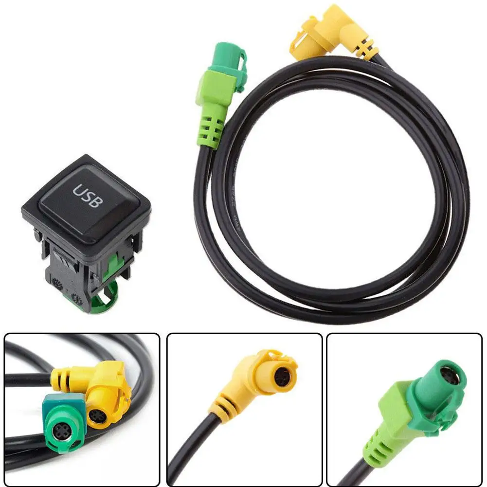 

Car OEM RCD510 RNS315 Car USB Switch Cable for Golf MK6 Jetta MK5 MK6 USB Switch Cable Car Accessories