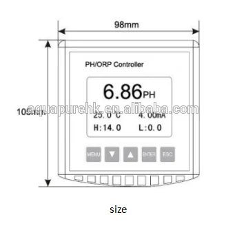 

Ozone ORP Meter with relay controller for swimming pool and fish farm or sewage water purification