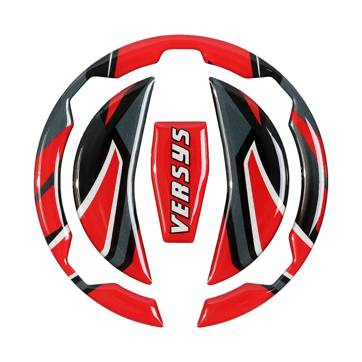 

Motorcycle Accessories 3D Resin GEL Sticker Sets Reflective Stickers Tank Decal Protector Pad Set for KAWASAKI Versys 650 1000