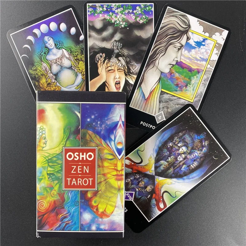 

Osho Zen Tarot Cards PDF Guidebook English Version Oracle Deck Board Game For Party Divination Entertainment Party Board Game