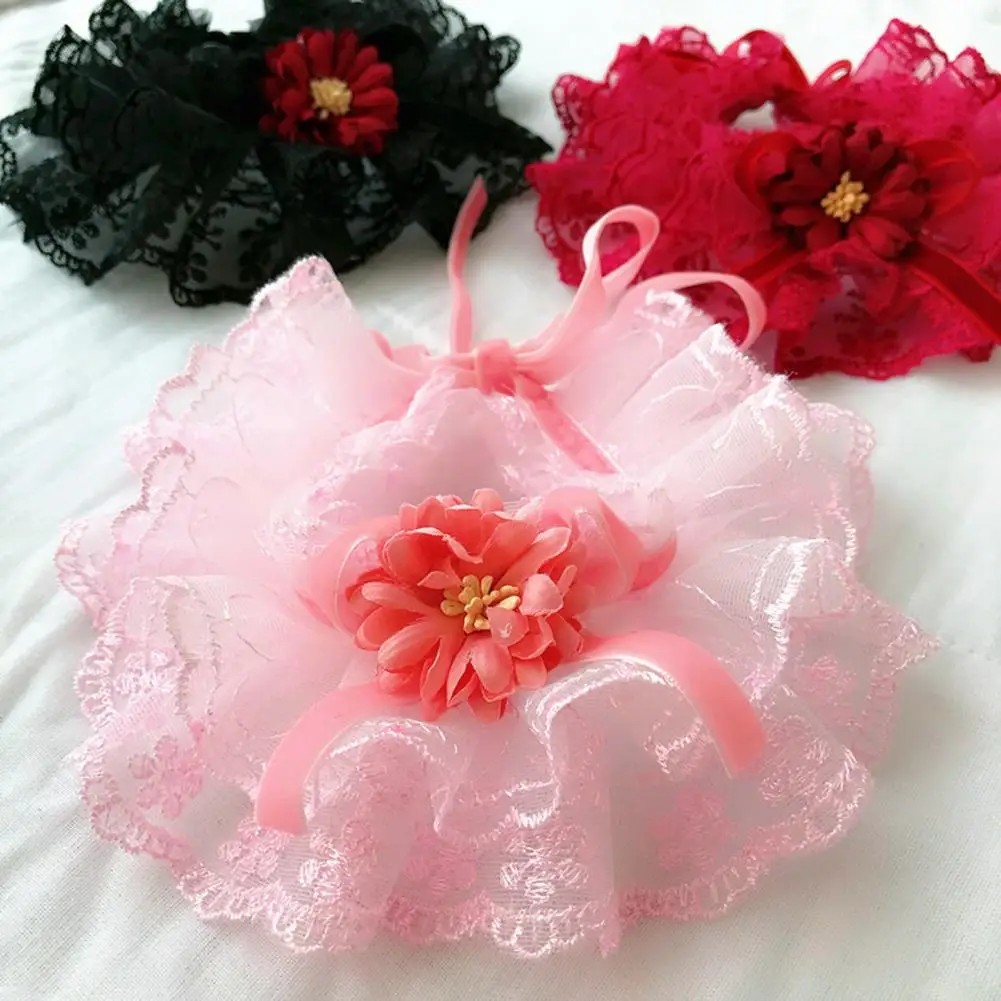 Отличный стильный слюнявчик из полиэстера Кружевной Галстук-бабочка для