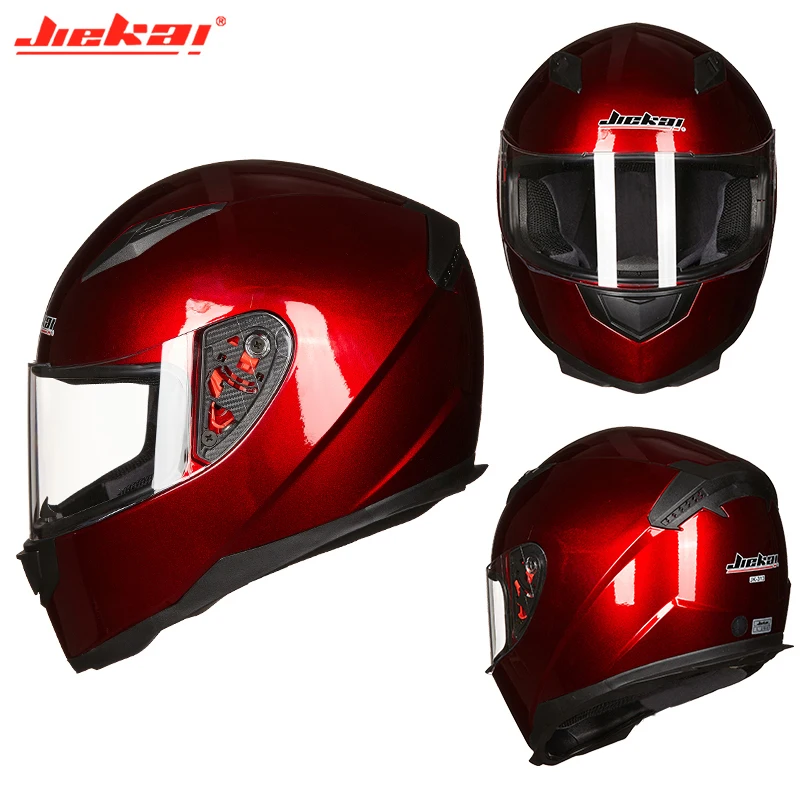 2018 JIEKAI Новый мотоциклетный шлем в горошек высокое качество полнолицевой для