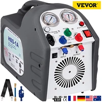 vevor refrigerant recovery machine hvac portable air condition compressor with pipe fitting 12 hp for all common cfc hfc hcfc