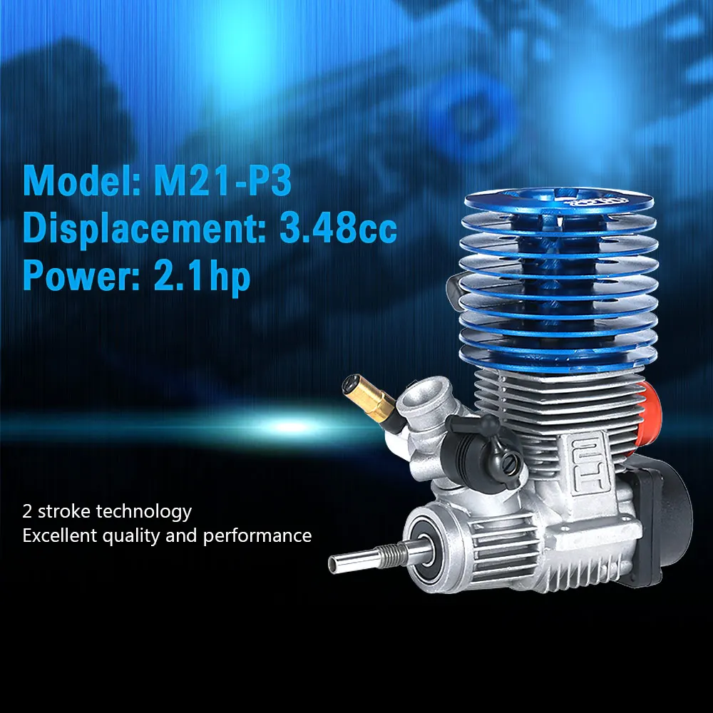 Оригинальный SH M21 P3 3.48cc 2 нажимом запуска двигателя для 1/8 деталь нитро Himoto Redcat