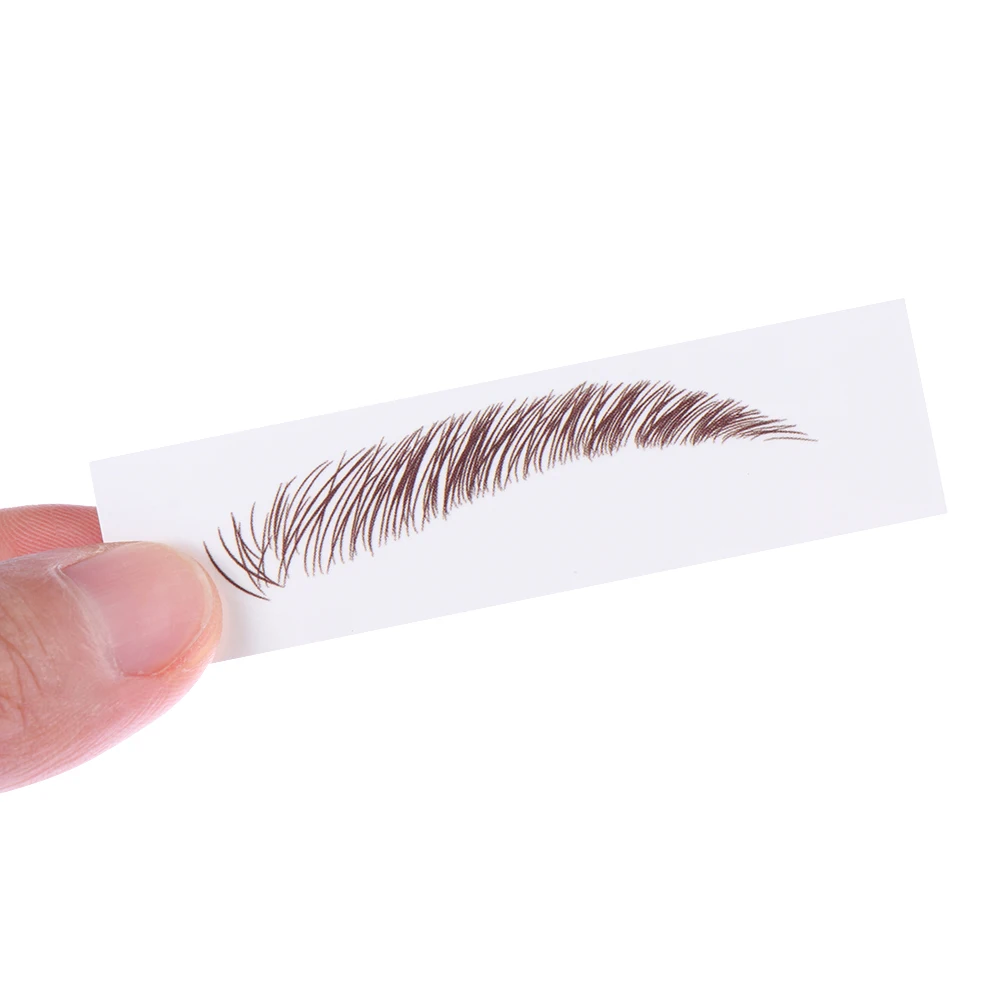 1 шт. Bionic 6D коричневая татуировочная наклейка для бровей Полуперманентная