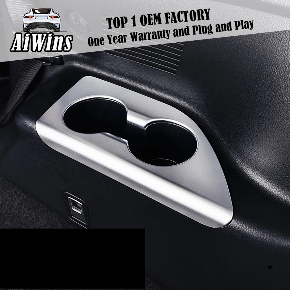 

Aiwins Car styling For Toyota Highlander 15-19 car sticker body cover styling Rear Drainage Cup Frame trim