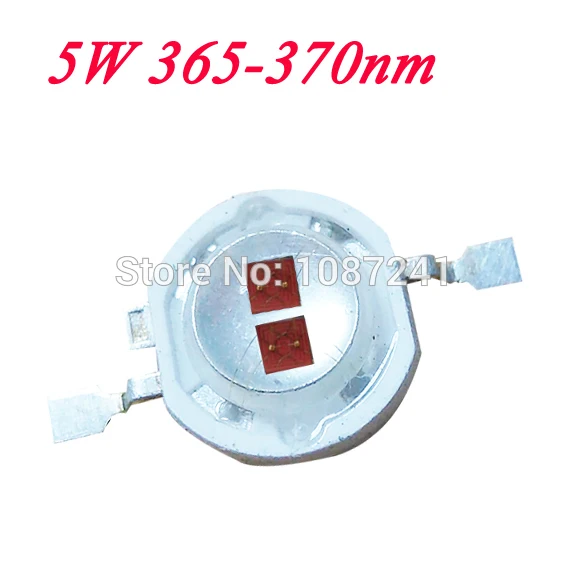 

Бесплатная доставка 5 шт. 5 Вт Ультрафиолетовый uv 365 нм светодиодный бисер