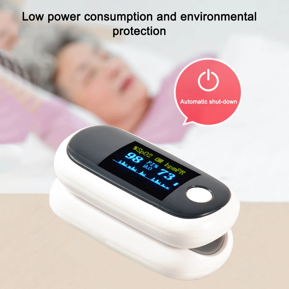 

Fingertip Pulse Oximeter SpO2 PR PI Monitor Portable Oximetro De Dedo OLED Display Pulsioximetro Blood Oxygen Pulse Oxymeter