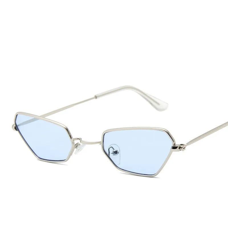 Маленькие солнцезащитные очки в металлической оправе для женщин и мужчин 2020