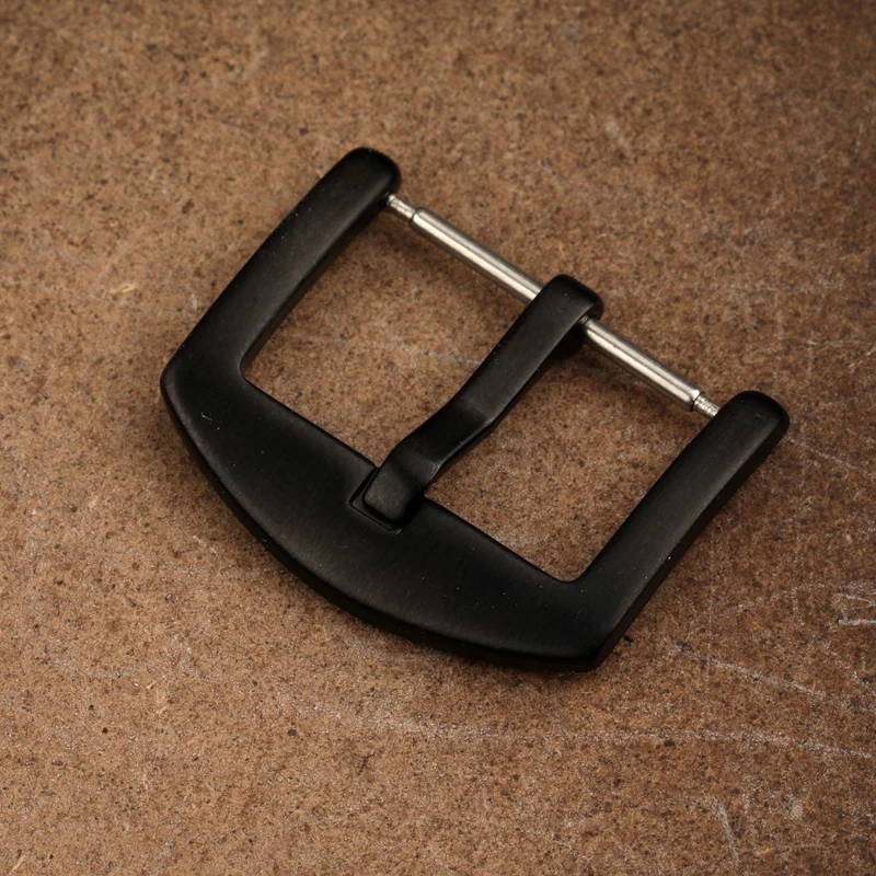 Steel Leather Strap Buckle 18MM / 20MM 22MM/24MM Stainless Watch Gold /Silver Black Clasp Fast Delivery | Наручные часы