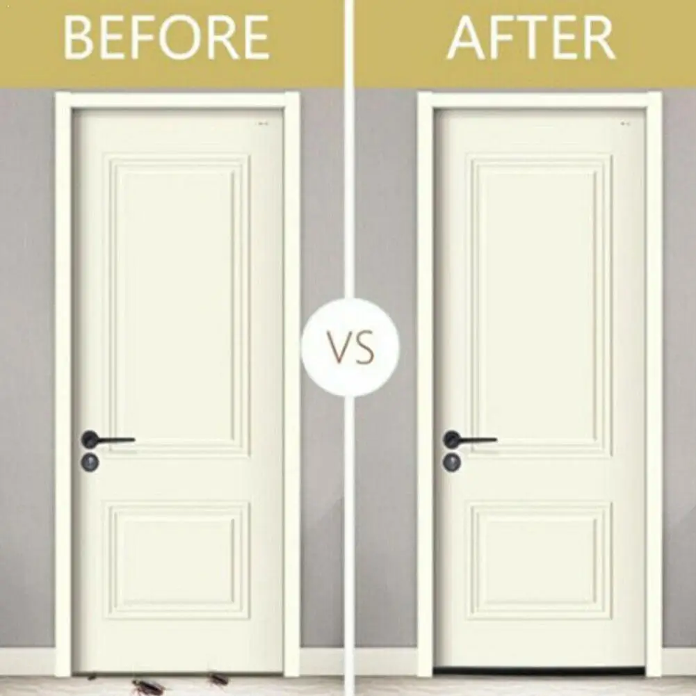 

Door gap soundproof bedroom windshield soundproof strip windproof waterproof sticker strip door sticker B2M4