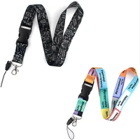mathematics medical series critical care icu lanyard for key chain phone neck straps usb id card badge holder doctor nurse gifts