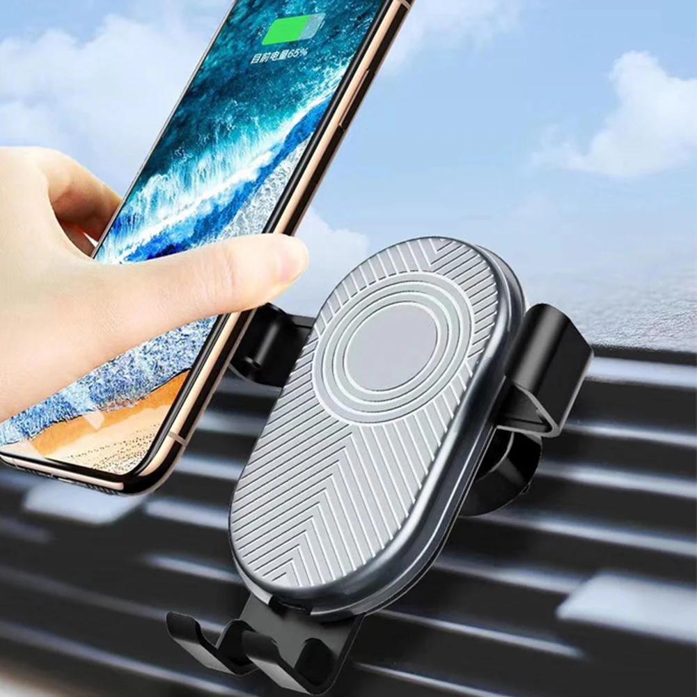 15 Вт Быстрое QI Беспроводное зарядное устройство гравитационный держатель