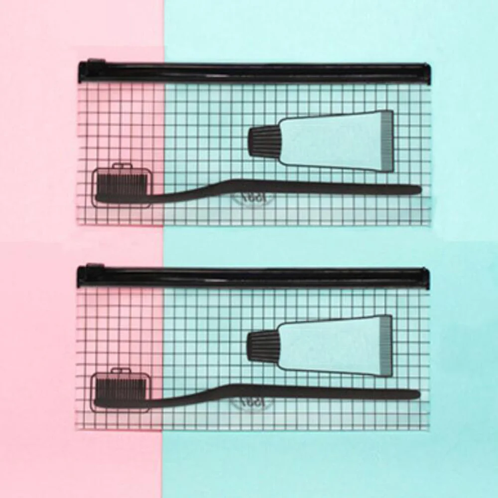 Прозрачная дорожная косметичка для зубных щеток водонепроницаемая сумка