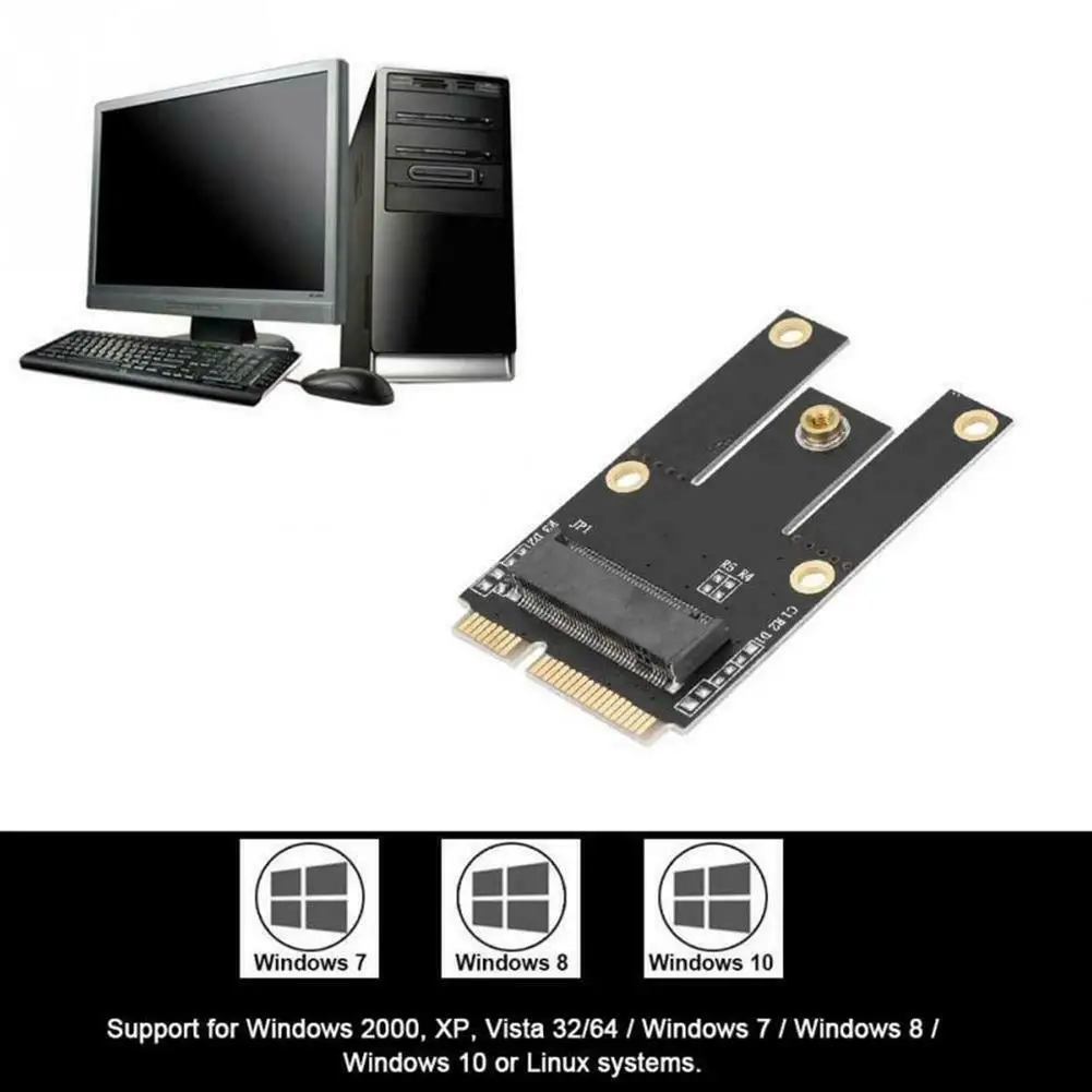 M.2 NGFF to Mini PCI-E Converter Adapter for Wifi Wlan Bluetooth Card Intel AX200 9260 8265 8260 Laptop | Компьютеры и офис