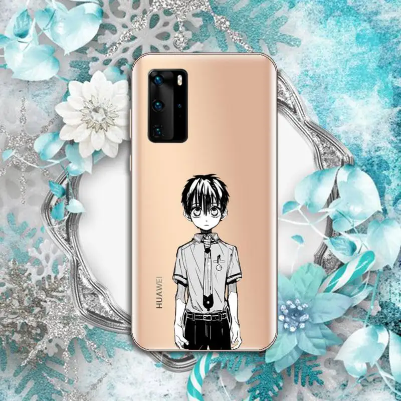 

Jibaku Shounen Hanako kun anime Phone Case Transparent for Huawei P honor 8 10i 20 30 40 smart 2019