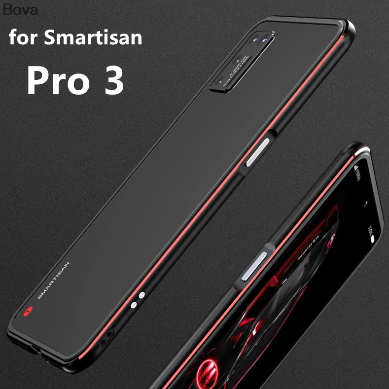Чехол для Smartisan Pro 3 Luxury Deluxe Ультратонкий алюминиевый бампер OC105 OC106 OE103 + 2 пленки (1