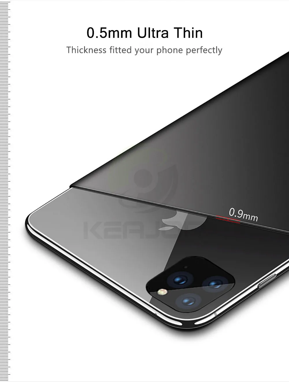 Keajor чехол для iPhone 11 Max Pro Чехол Ультра тонкий мягкий матовый Силиконовый ТПУ бампер чехол для iPhone 11 Pro Телефон fundas