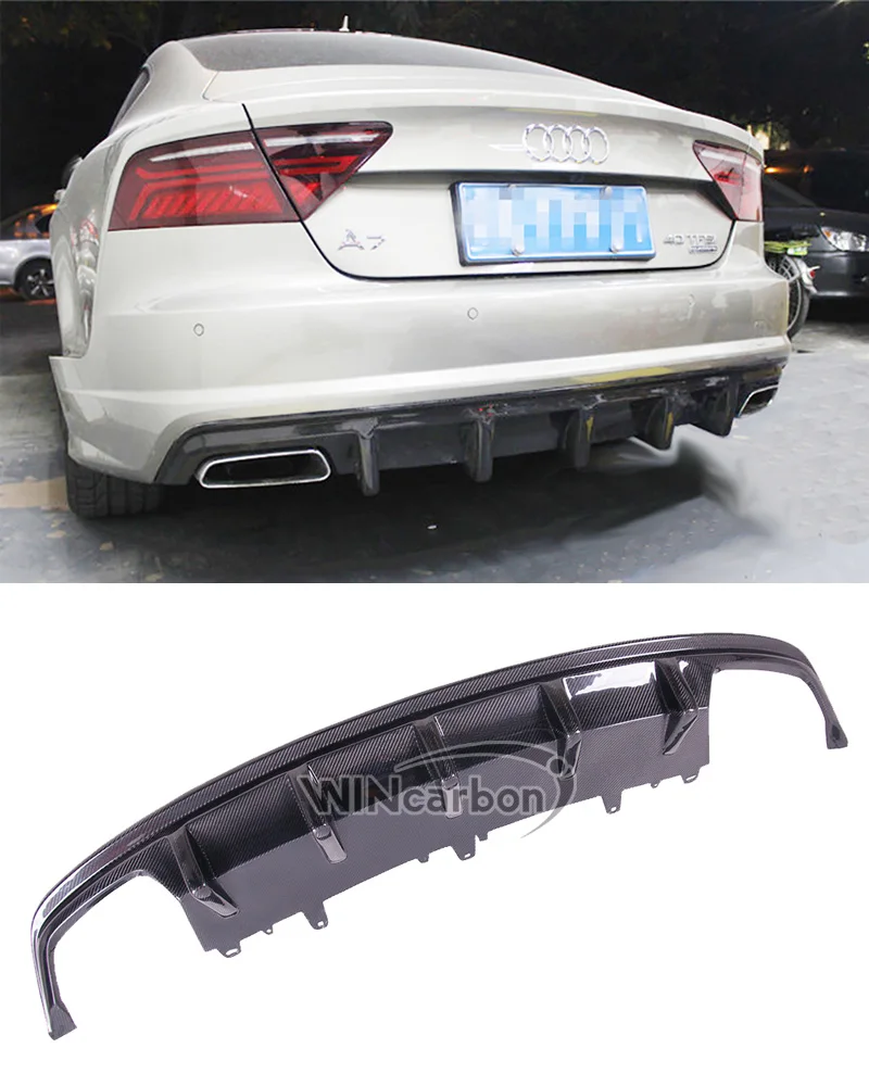 Задний диффузор из углеродного волокна MTM для Audi A7 Standard 2016UP|Обвесы| |