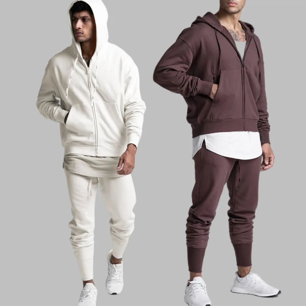 

Training Sport Suit Men 2 Piece Sportswear Sweatshirt+sweatpant Jogging Suits Running Tracksuit