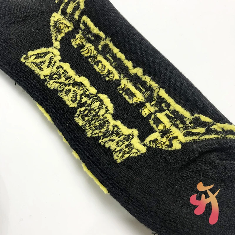 

VETEMENTS Socks VET Joint Lightning Font Cotton Towel Bottom Autumn Winter Sports Socks VTM High Quality Men Women Trendy Socks