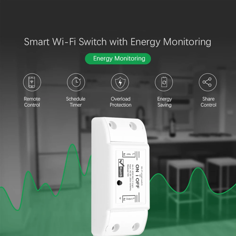 Умный дом Wifi переключатель беспроводной пульт дистанционного управления выключатель света с таймером DIY модули 10A работа с Alexa Google Home IFTTT