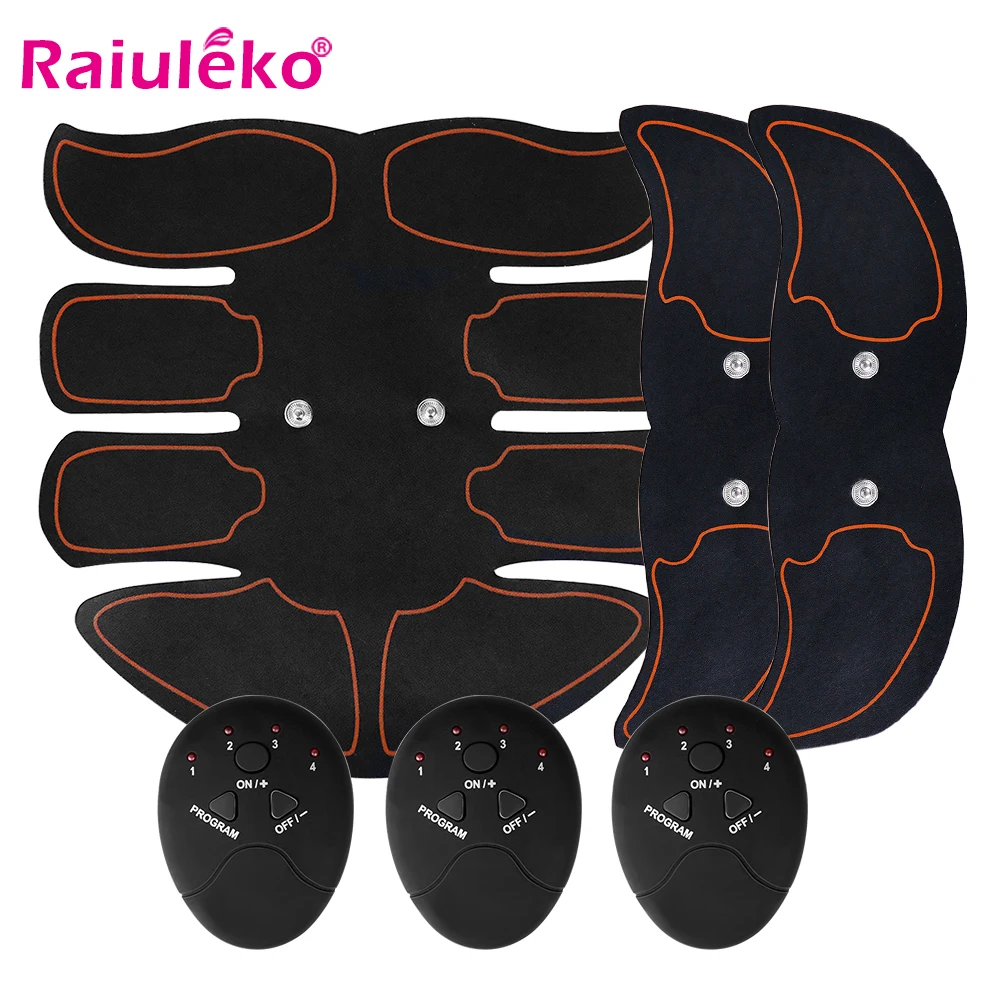 Стимулятор мышц живота тренажер электростимулятор для тренировки дома и