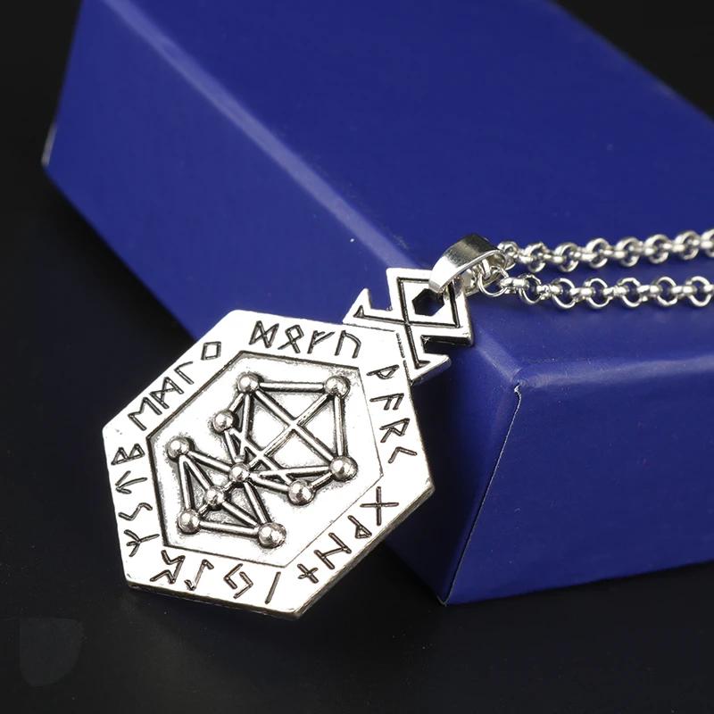 HANCHANG Руна викингов кулон ручной работы для монет тотемное ожерелье женщин мужчин