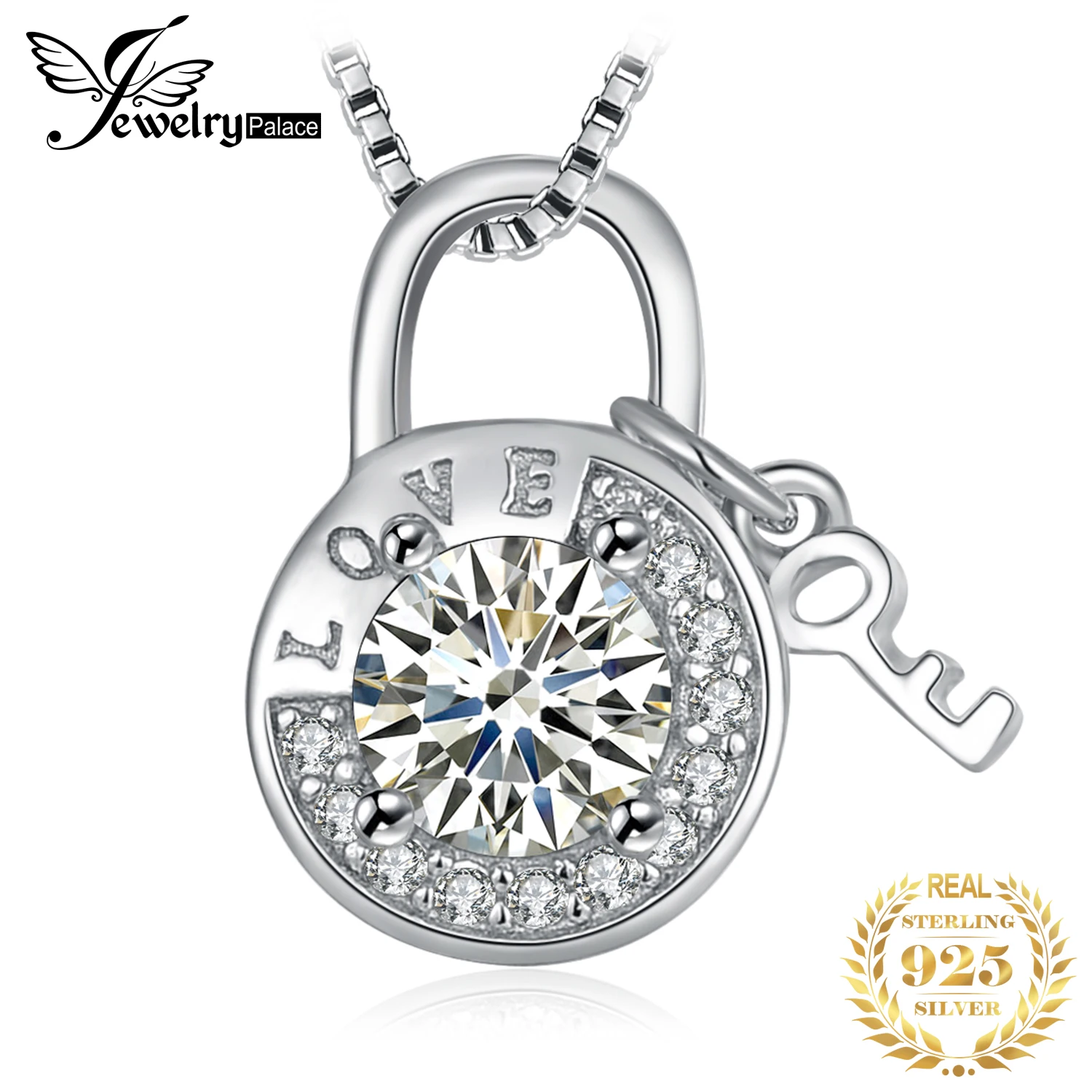 

Женский кулон из серебра 925 пробы, с фианитом Нет цепи