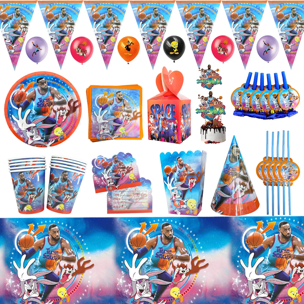 Космос Джем 2 баскетбольная тема для мальчиков полезные принадлежности