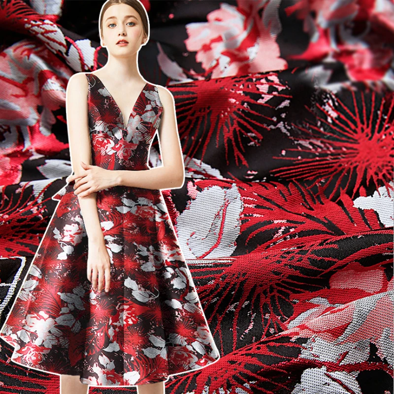 Жаккардовая ткань для платья обивочная жаккардовые ткани занавески материалы