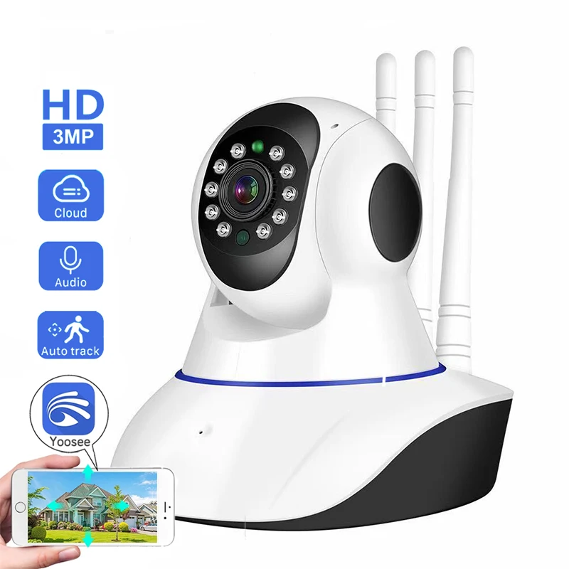 

HONTUSEC Yoosee IP Camera Wireless 2MP 3MP Home Security Camera Night Vision Two Way Audio CCTV Camera Indoor Baby Monitor