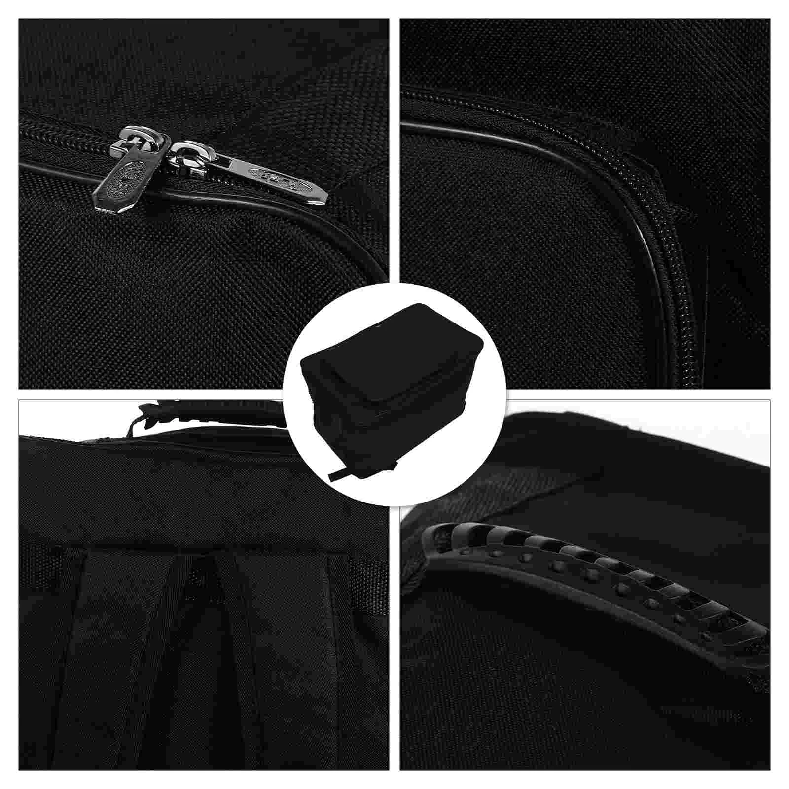 

1pc Waterproof Drum Backpack Multifunctional Instrument Bag (Black)