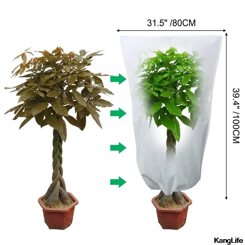 Покрытие для растений защитный мешок защиты от мороза двора сада маленького