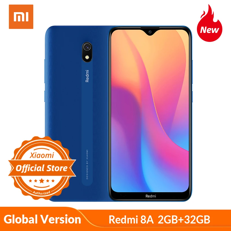 Смартфон Xiaomi Redmi 8A 2 Гб 32 ГБ глобальная версия аккумулятор 5000 мАч 18 Вт быстрая
