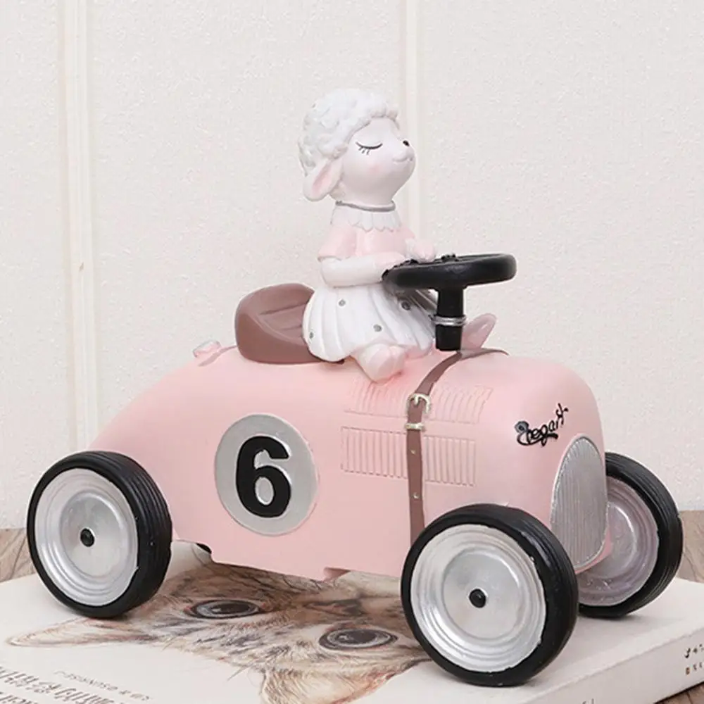 

Classic Car Resin Piggy Bank Cartoon Car Home Decoration Furnishings