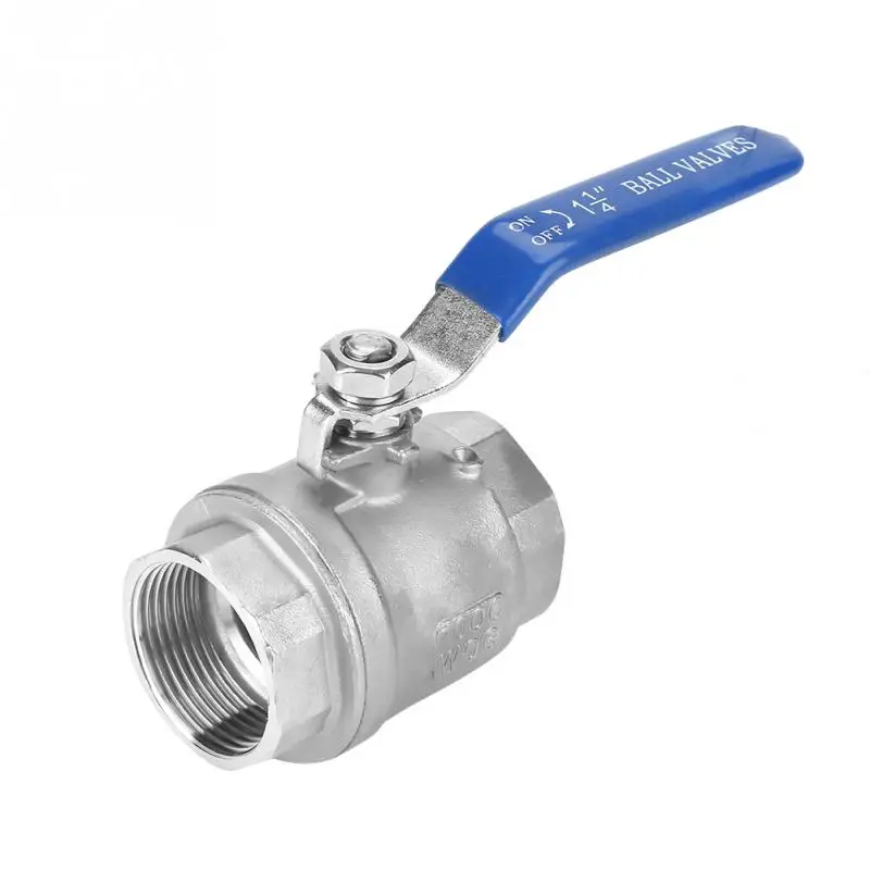 304 из нержавеющей стали Двухсекционный полный порт с внутренней резьбой шаровой