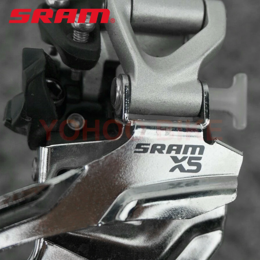 SRAM X5 9 скоростной передний переключатель с высоким зажимом, велосипедный переключатель для mtb горного велосипеда, компоненты для велосипеда