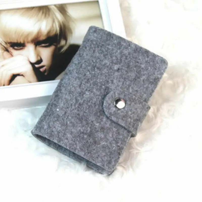 Чехол для карт Mini 24 дюйма из фетра с несколькими картами удостоверения личности