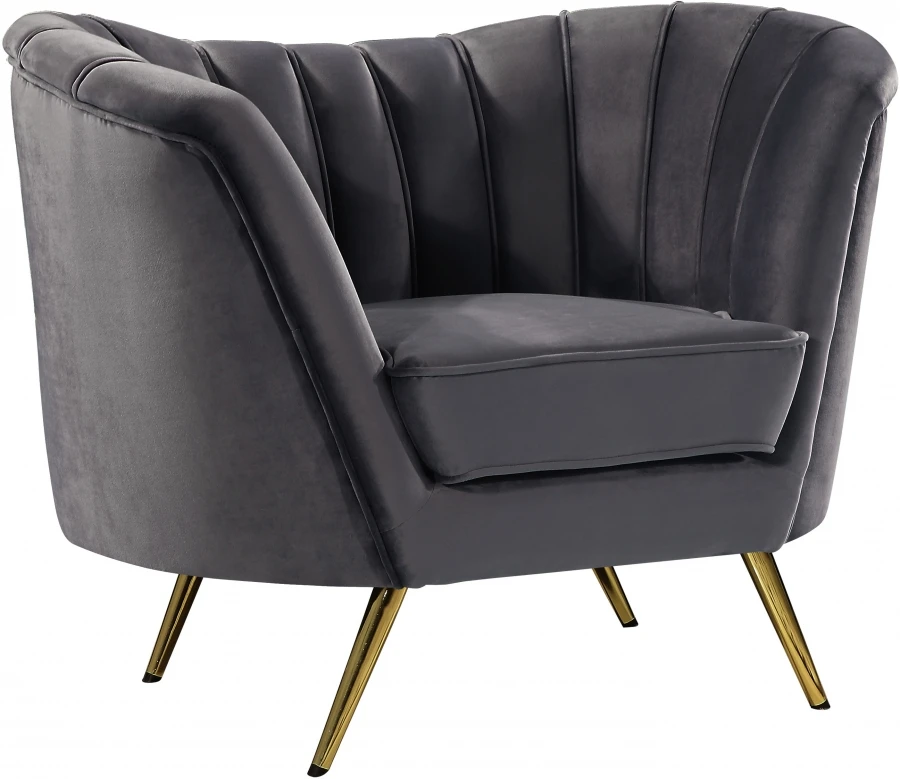 

Beauty American Style Shell Chair Light Luxury Fabric Single Sofa Living Room Balcony Bedroom Small Flat Simple Leisure Chair