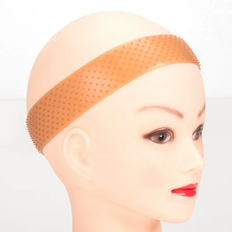 Универсальная Нескользящая повязка на голову Прозрачная силиконовая большой
