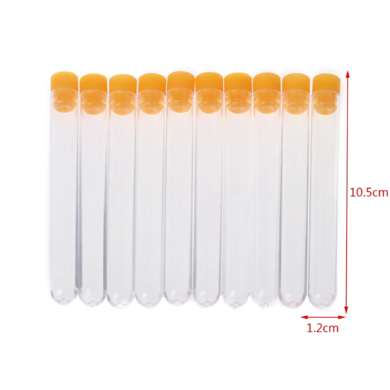 

10x Transparent Knitting Sewing Felting Needle Plastic Bottle Storage Container