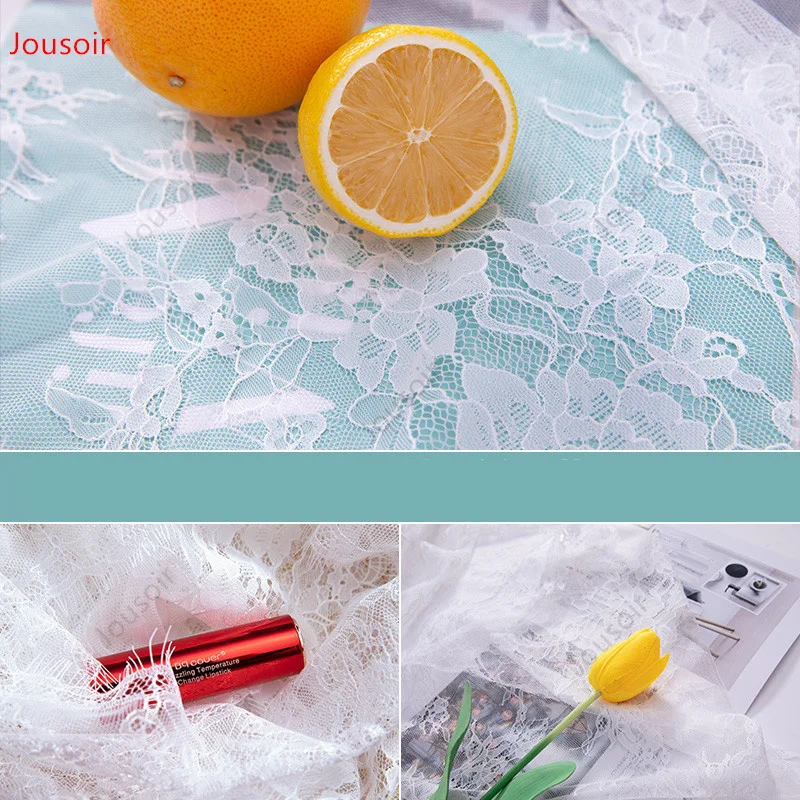 Реквизит для фотосъемки декоративная кружевная скатерть Фотофон ткань