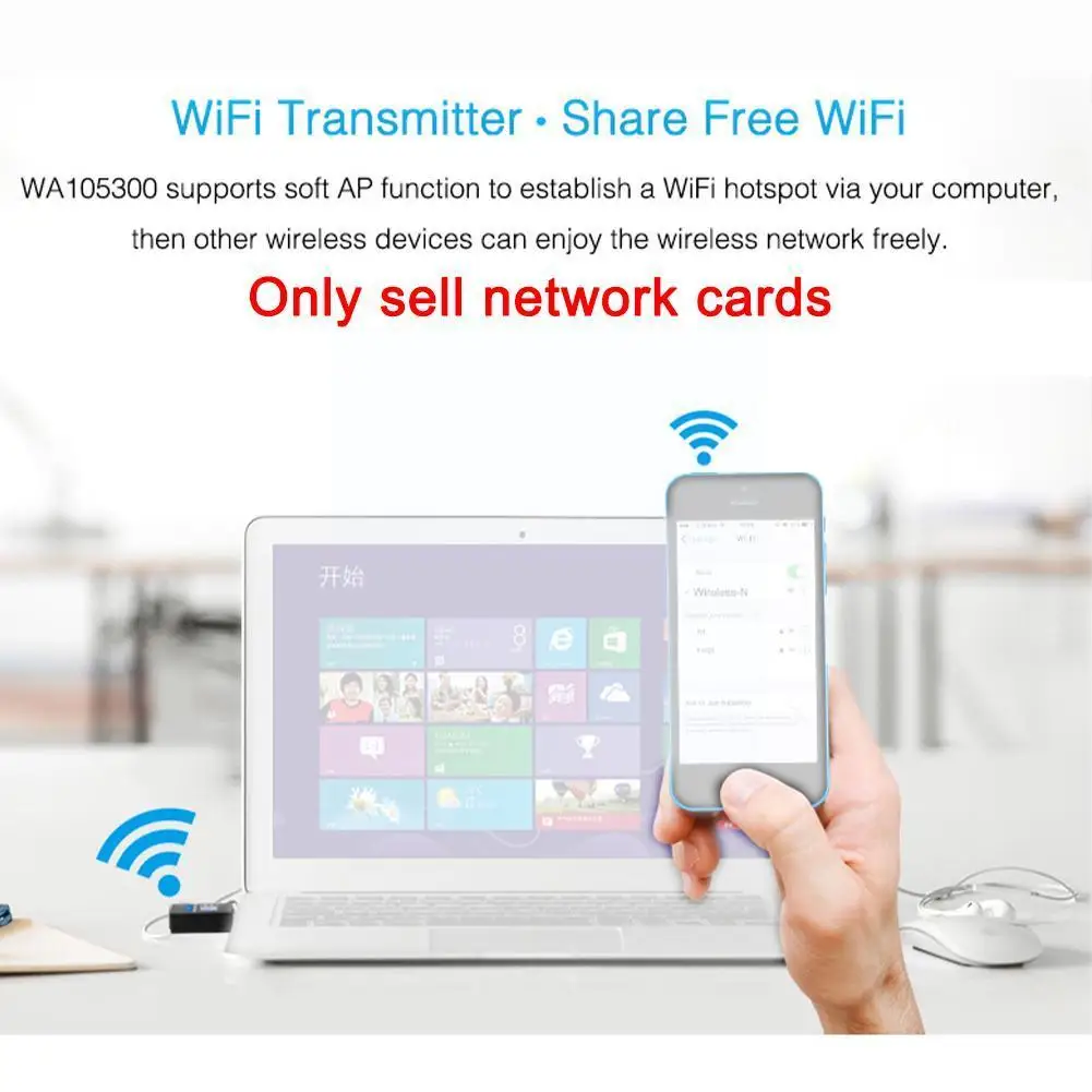 USB Wi-Fi адаптер 300 Мбит/с поддерживает IEEE 802.11n IEEE802.11g интернет-адаптер стандарт